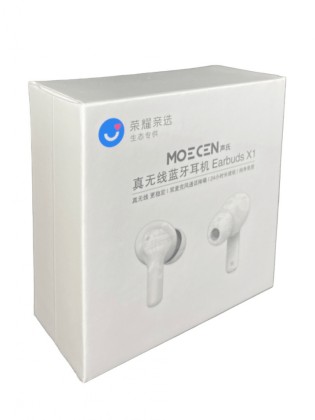 Наушники беспроводные Bluetooth Honor Choice Moecen TWS Earbuds X1 белые