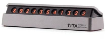 Парковочная карта Xiaomi Bcase TITA Mini Temporary Parking Card серебристая