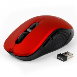 Мышь беспроводная Smartbuy ONE AG USB/DPI 800-1200-1600/6 кнопок красная