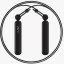 Умная скакалка Xiaomi WOLONOW Intelligent Rope Skipping черная