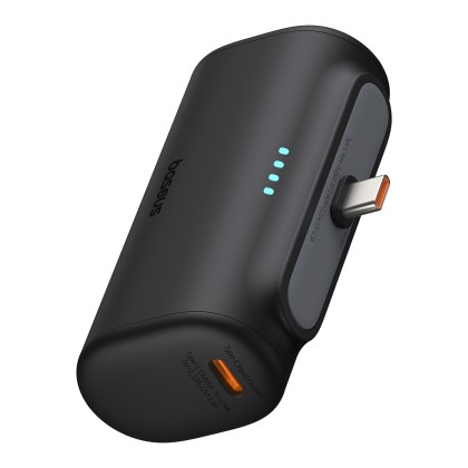 Компактный повербанк Baseus Compact Fast Charging, 1-порт USB-C, 20W/5000mAh, черный