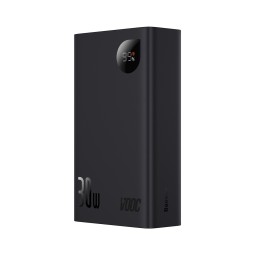 Повербанк с быстрой зарядкой VOC, Baseus Adaman2 20000мАч/2USB/1USB-C 30W, черный