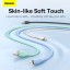 Usb Кабель-зарядка Lightning Baseus Jelly Liquid Silica Gel 2.4A 1.2м (CAGD000001) черный