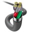 Usb Кабель-зарядка Lightning Baseus Jelly Liquid Silica Gel 2.4A 1.2м (CAGD000001) черный