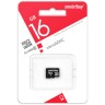 micro SDHC карта памяти Smartbuy 16GB Сlass 10 UHS-I (без адаптера)