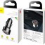 Автомобильное заряд. устр. Baseus 1USB/1C 45W (CCMLC20C-01) черный перламутр