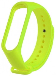 Ремешок для Xiaomi Mi Band 7 силиконовый салатовый