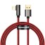 Usb Кабель-зарядка Lightning Baseus Legend 1м (CACS000009) красный угловой