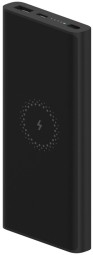 Повербанк с беспроводной зарядкой Xiaomi WPB15PDZM 10000 мАч/1USB/Type-C, черный, быстрая зарядка
