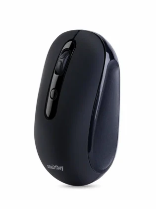 Мышь беспроводная беззвучная Smartbuy ONE 262AG USB/DPI 800-1200-1600/4 кнопки/1AA (SBM-262AG) черн