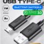 USB Кабель для зарядки USB-Type C Hoco X series 3A 20W 1м Черный