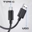 USB Кабель для зарядки USB-Type C Hoco X series 3A 20W 1м Черный