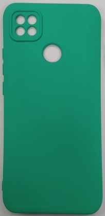 Накладка для Xiaomi Redmi 9C силикон матовый зелёный