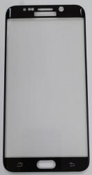 Защитное стекло для Samsung Galaxy S6 edge Plus на весь экран черное
