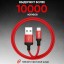 Usb Кабель-зарядка Type-C Hoco X-Times speed 3A 2м в тканевой оплётке красный