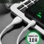 Usb Кабель для зарядки Type-C Hoco Cool Power-X 3A 1м силиконовый белый