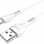 Usb Кабель для зарядки Type-C Hoco Cool Power-X 3A 1м силиконовый белый