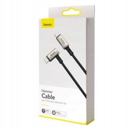 Кабель-зарядка Type-C на Type-C Baseus Hammer PD3.1 Gen2 100W 1.5м (CATPN-01) черный