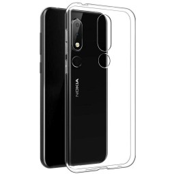 Чехол-накладка силикон 0.5мм Nokia X6 прозрачный
