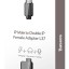 Адаптер для i-Phone Baseus L37 Male-Dual Female CALL37-01 черный