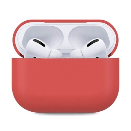 Силиконовый чехол для AirPods Pro красное вино