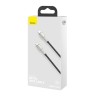 Кабель-зарядка Type-C на Type-C Baseus Cafule Metal 100W 1м CATJK-C01 черный