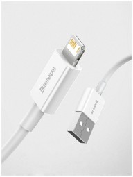 Usb Кабель-зарядка Lightning Baseus Superior series 2.4A 1м CALYS-A02 белый