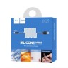 Usb Кабель-зарядка Type-C Hoco X21 Silicone 2.4A 1м мягкий силиконовый белый
