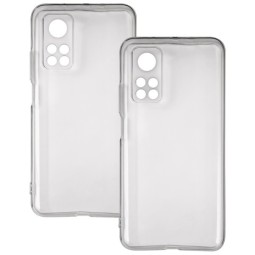Чехол-накладка силикон 1.0мм Xiaomi Mi 10T прозрачный