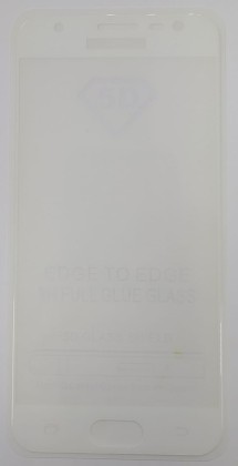 Защитное стекло для Samsung Galaxy J3 (2017)/J3 pro/J330 9D белое