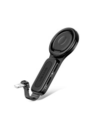 Кольцо-держатель с зарядкой для i-Phone Usams AU06 US-SJ275 Lighting + 3.5мм черное