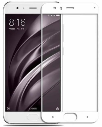Защитное стекло для Xiaomi Mi 6 9D белое
