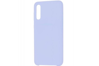 Накладка для Samsung Galaxy A02 Silicone cover без логотипа небесно-голубая