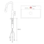 Выдвижной кухонный смеситель Xiaomi Mijia Pull-out kitchen Faucet S1 MJCLSCFLT01DB