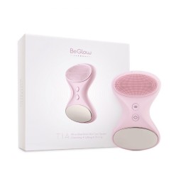 Массажёр для ухода за кожей лица BeGlow TIA All-in-one SkinSense Cleansing Device Розовый