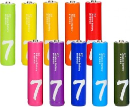Батарейки алкалиновые Xiaomi AAA LR03 (10шт) NQD4001RT разноцветные