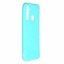 Накладка для Samsung Galaxy A21 Silicone cover голубая