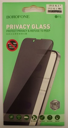 Защитное стекло для i-Phone 13/13 Pro 6.1" Borofone BF5 Анти-шпион