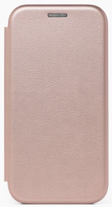 Чехол-книжка Samsung Galaxy A51 Fashion Case кожаная боковая розовое золото