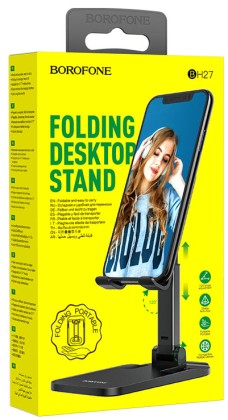 Держатель для телефона на стол Borofone BH27 4.7"-7" черный