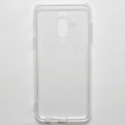 Чехол-накладка силикон 0.5мм Samsung Galaxy A6 plus (2018) прозрачный
