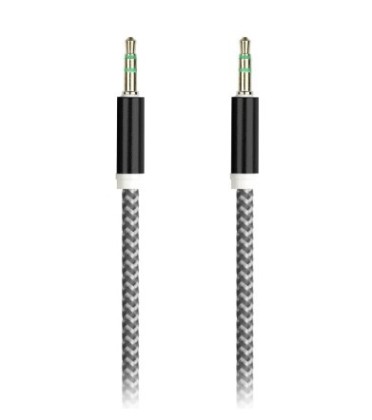 Аудиокабель AUX 3.5мм Smartbuy Straight (A-35-35box black) 1м черный