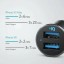 Автомобильное зар. устр. Anker A2727 24W 2USB черное
