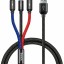 Usb Кабель для зарядки Baseus 3в1 Lightning/Micro/Type-C