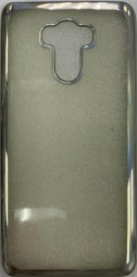 Накладка для Xiaomi Redmi 4 Pro силикон прозрачный бока цветной серебристый