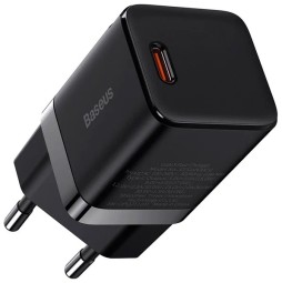 Сетевое зар. устр. Baseus GaN3 Fast Charger 1USB-C 30W (CCGN010101) черное