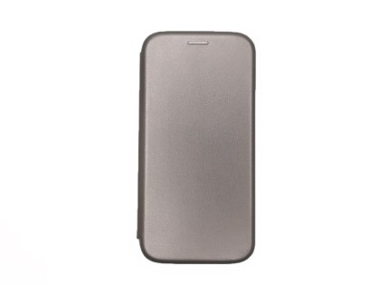 Чехол-книжка Samsung Galaxy A6S Fashion Case кожаная боковая серая