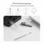 Набор для маникюра Xiaomi HuoHou Fire Splash Nail Clippers set 5в1 в футляре, серебристый 