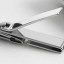 Набор для маникюра Xiaomi HuoHou Fire Splash Nail Clippers set 5в1 в футляре, серебристый 