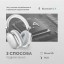 Стереонаушники Bluetooth полноразмерные Hoco W35 Max V5.3/45ч серебристые